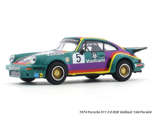 PARA64 1/64 1974 Porsche 911 3.0 RSR 'Vaillant' w/ photo-etched wheels LHD - Jaiman Toys