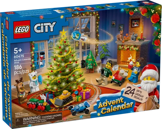 LEGO?? City Advent Calendar 2025 (60475) ƒ?? 186 Pieces, Christmas Countdown Set - Jaiman Toys