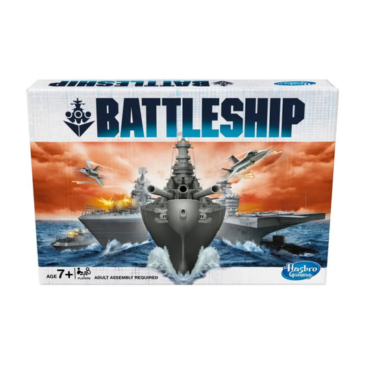 Hasbro Gaming Battleship Board Game, Classic Strategy Board Game for Kids and Adults, Board Game for Boys & Girls Ages 7 and Up, for 2 Players - Jaiman Toys