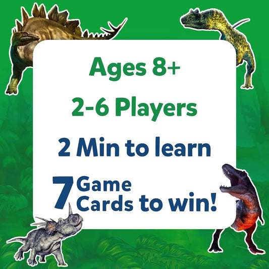 Skillmatics Card Game - Guess in 10 Dinosaurs, Perfect for Boys, Girls, Kids, and Families Who Love Toys, Board Games, Gifts for Ages 8, 9, 10 & Up - Jaiman Toys