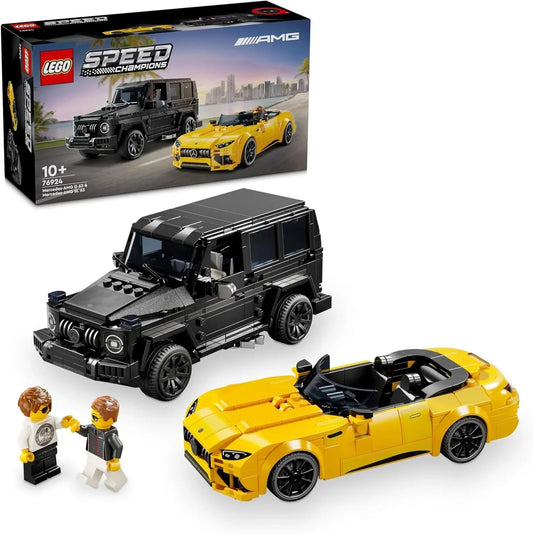 Lego 76924 Speed Champions Set: 76924 Mercedes-AMG G 63 & Mercedes-AMG SL 63 (808 Pieces)