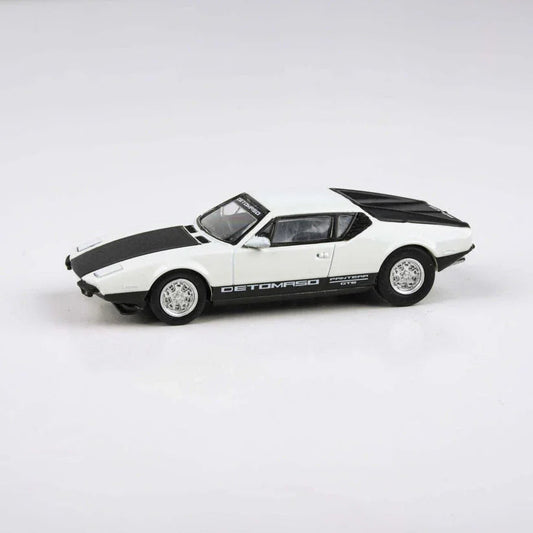 Para64 1972 De Tomaso Pantera White/Black – 1:64 Scale Diecast Model Car - Jaiman Toys