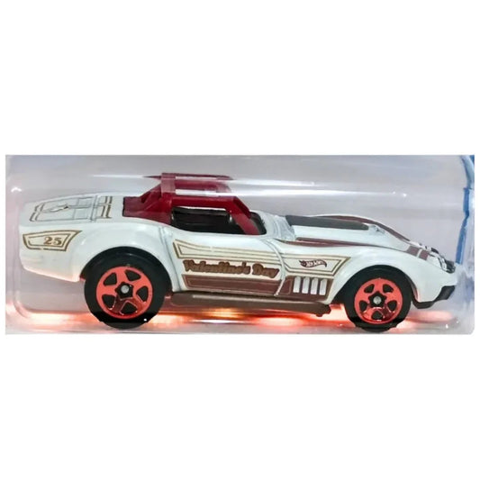 Hot Wheels '69 Corvette Racer – White