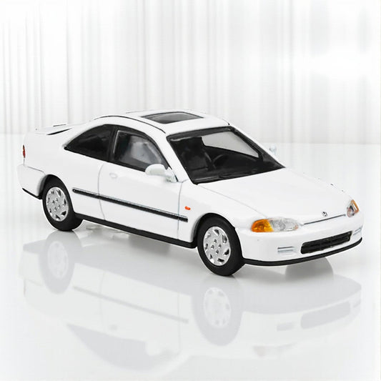 PARA64 1:64 1995 Honda Civic Coupe EJ1 White Diecast Model Car LHD PA-55765 By Paragon Models-