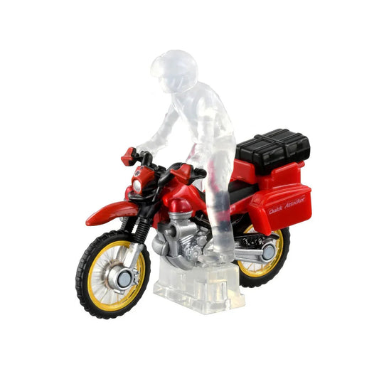 TOMICA 40 Fire Fighting Motorcycle Quick Attacker- TAKARA TOMY -Diecast Scale Model Car 1/32 - Jaiman Toys