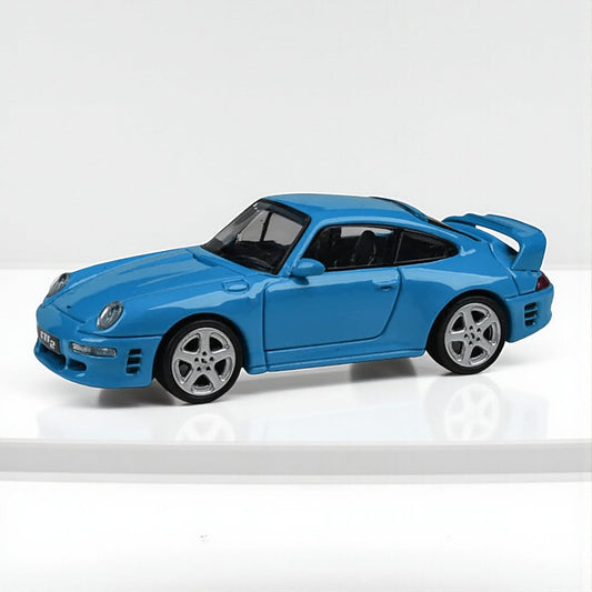 PARA64 1:64 RUF CTR2 1995 Mexico Blue LHD Diecast Car By-Paragon