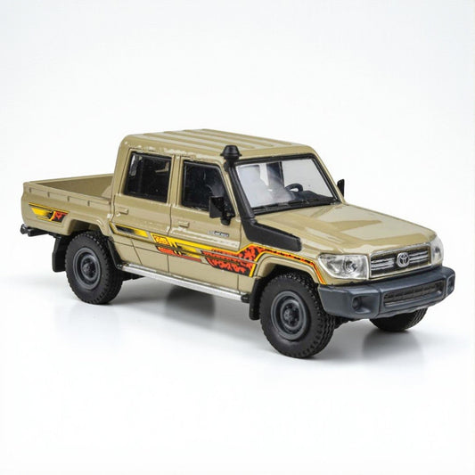 Para64 1:64 Toyota Land Cruiser 79 2014 Sandy Taupe LHD Diecast Car-Model