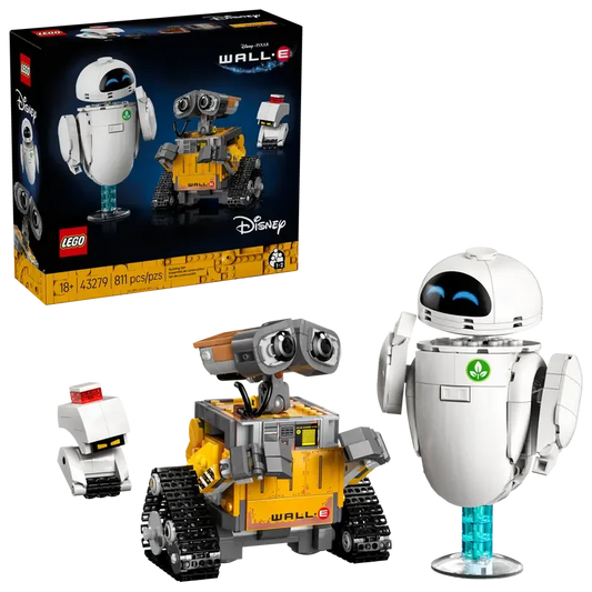 LEGO® Disney Pixar WALL•E & EVE 43279 – 811 Piece Display Set - Jaiman Toys