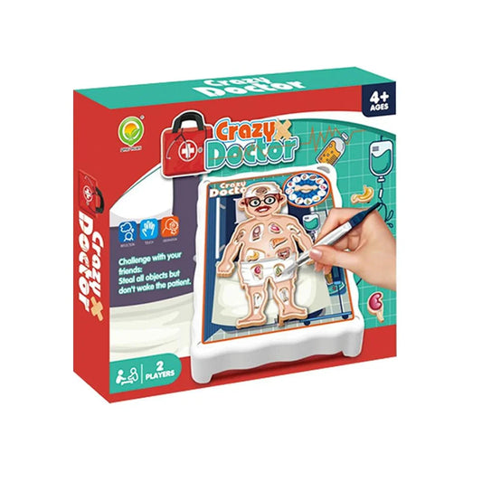 Crazy Doctor Operation Board Game – Precision Surgery Fun - Jaiman Toys