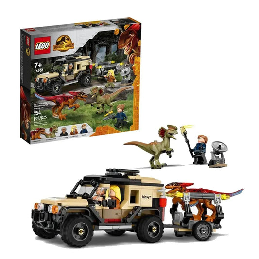 Lego 76951 Pyroraptor &amp; Dilophosaurus Transport (254 Pcs) - Jaiman Toys