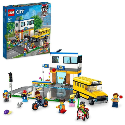 LEGO 60329 City School Day Building Kit (433 Pieces) - Jaiman Toys