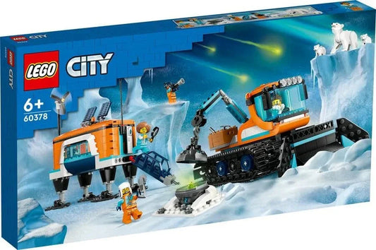 LEGO City Arctic Explorer Truck and Mobile Lab 60378 Building Toy Set (489 Pieces) - Jaiman Toys