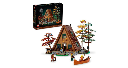 LEGO 21338 Ideas A-Frame Cabin Building Kit (2,082 Pieces) - Jaiman Toys