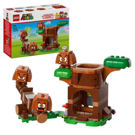 BOX DAMAGE - LEGO Super Mario Nintendo Collectible Goombas Playground, Creative Game with Rocker, 3 Video Game Character Figures, Gift for Boys and Girls Ages 7 and Up 71433 - Jaiman Toys