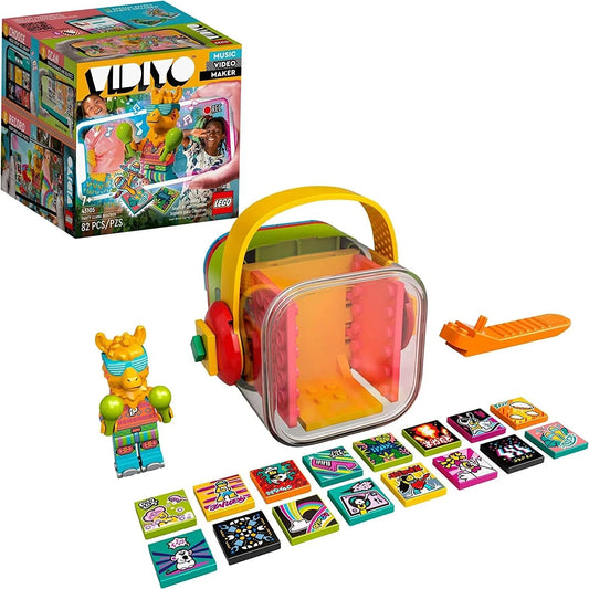Lego VIDIYO Party Llama Beatbox 43105 Building Kit with Minifigure; Creative Kids Will Love Producing Music Videos Full of Songs, Dance Moves and Special Effects, New 2021 (82 Pieces) - Jaiman Toys