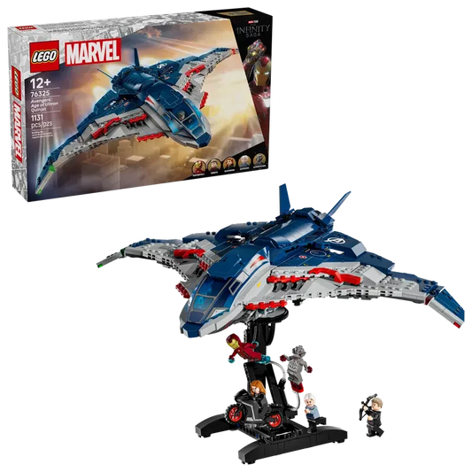 LEGO?? Marvel Avengers Quinjet 76325 ƒ?? 1131 Piece Infinity Saga Set - Jaiman Toys