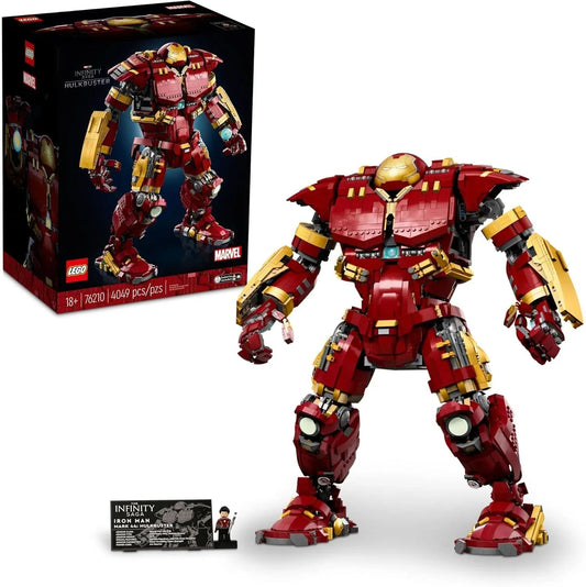 LEGO Marvel Hulkbuster 76210 Building Set - Avengers Movie Inspired Building Set with Minifigure, Authentic Display Model for Adults and Age of Ultron Enthusiasts Ages 18+ - Jaiman Toys