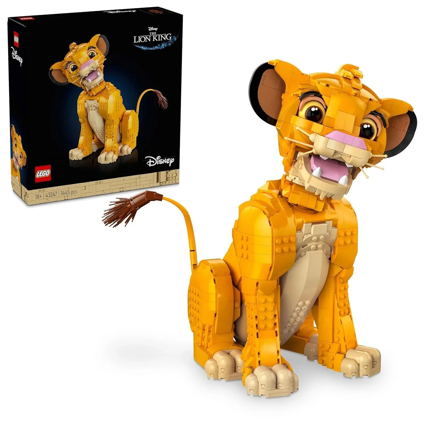LEGO €? Disney Young Simba The Lion King Building Set 43247 Building Blocks for 18+ Gift - Jaiman Toys