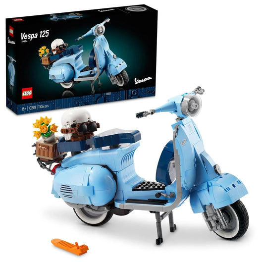 LEGO 10298! Vespa 125 Building Kit For The Adults (1,106 Pieces) - Jaiman Toys