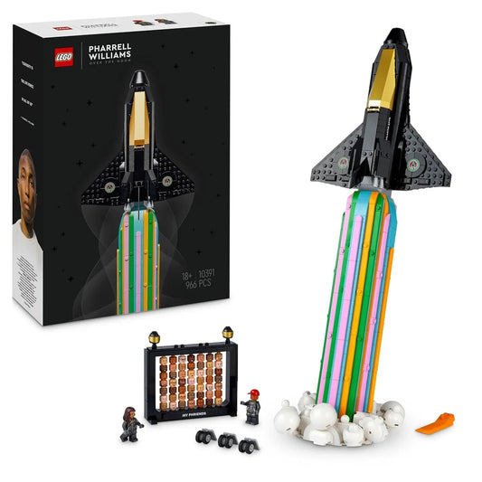 (Box has slight cosmetic damage) LEGO Icons- Over the Moon with Pharrell Williams (10391) Age 18+ - Jaiman Toys