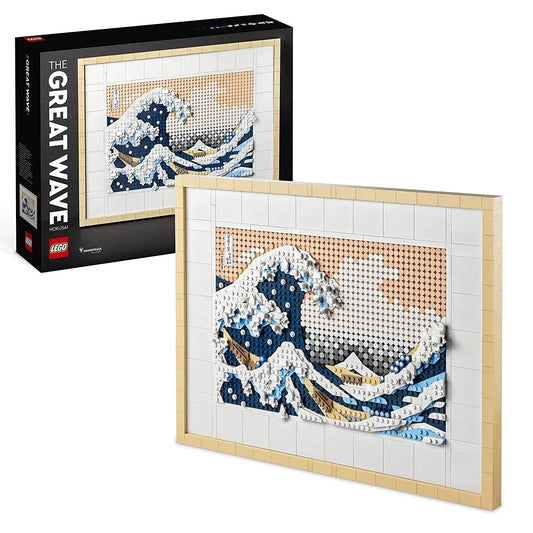 (Box Damage) LEGO 31208 Art Hokusai – The Great Wave Building Kit (1,810 Pieces) - Jaiman Toys
