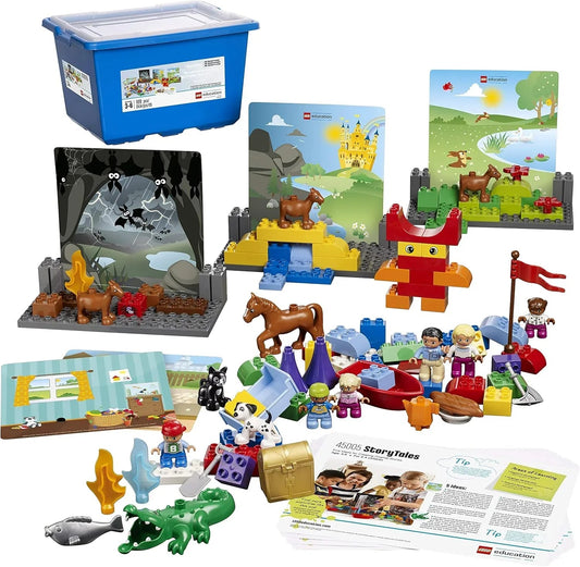 LEGO StoryTales DUPLO Brick Set 45005, Language Development Educational Toy for Girls and Boys Ages 3 and up (109 Pieces) - Jaiman Toys