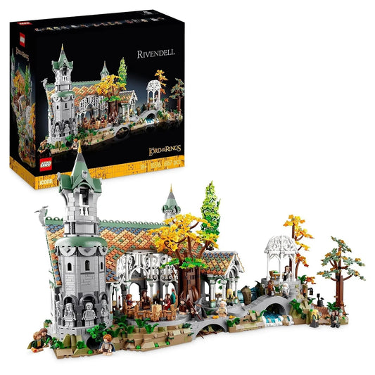 LEGO 10316 Icons Rivendell Building Model Kit :The Lord of The Rings: for Adults, Construct and Display a Middle-Earth Valley - Jaiman Toys