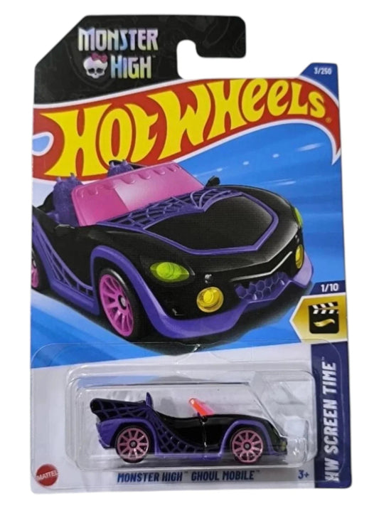 Hot Wheels HYX62 Monster High Ghoul Mobile-HW SCREEN TIME