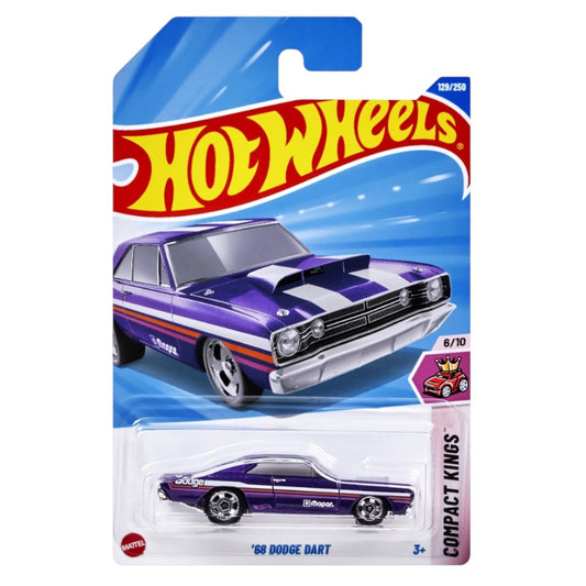 Hot Wheels '68 Dodge Dart, Compact Kings [Purple] -HYY70