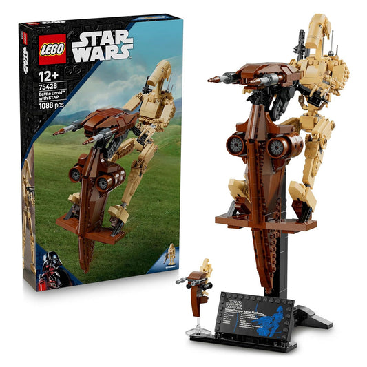 LEGO Star Wars 75428 Battle Droid with STAP – Building Set for Ages 12+ - Jaiman Toys