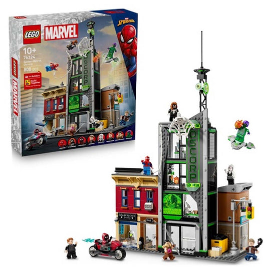 LEGO Marvel 76324 Spider‑Man vs. Oscorp – Multi‑Building Play‑and‑Display Set for Ages 10+ - Jaiman Toys