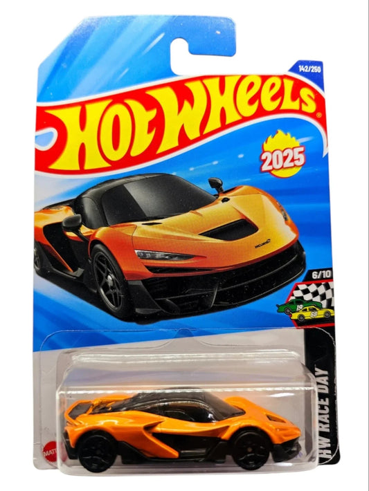 Hot Wheels HYW41 McLaren W1 HW Race Day 6/10 142/250 1:64 Scale Die Cast Car