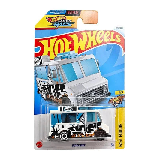 Hot Wheels Let's Race Netlix Quick Bite Fast Foodie for Ages 3 and Up (White) - Jaiman Toys