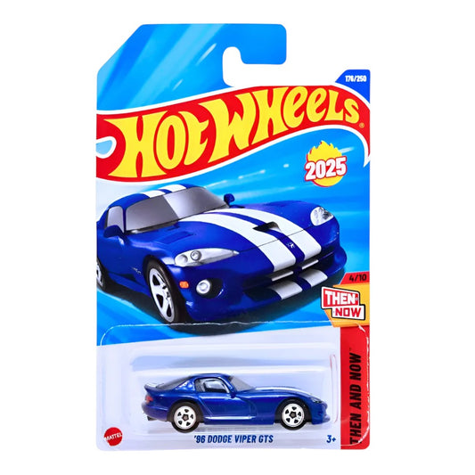 Hot Wheels Dodge Viper Gts 96 Then And Now 176/250 Blue-HYW50