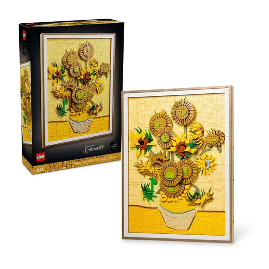 LEGO Art Vincent van Gogh Sunflowers 31215 – Wall Art Set for Adults & Art Lovers - Jaiman Toys