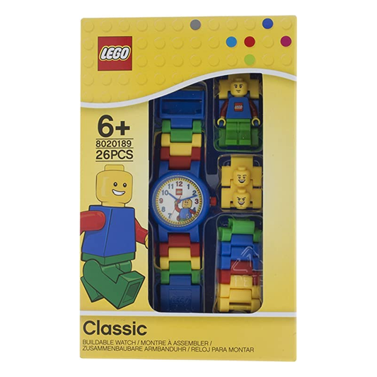 LEGO Classic 8020189 Buildable Minifigure Link Watch – Kids’ Creative Timepiece