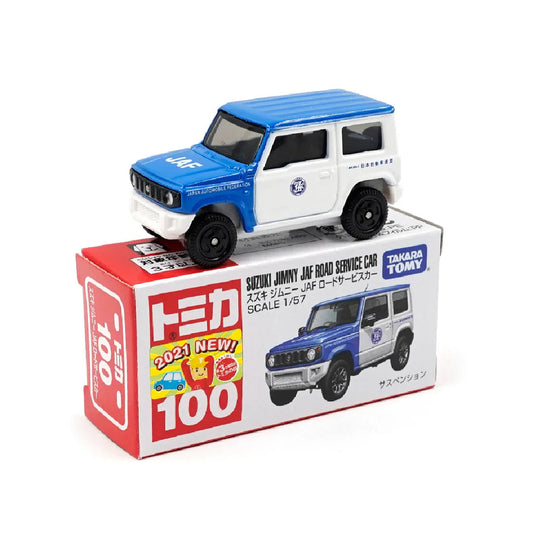 Tomica 100 Suzuki Jimny JAF Road Service Car - Jaiman Toys