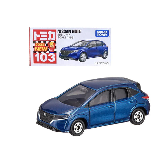 TOMICA No.103 NISSAN NOTE- TAKARA TOMY -Diecast Scale Model Car - 1/63 - Jaiman Toys