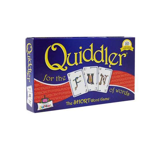 Quiddler Word Game – Award-Winning Short Word Card Game (118 Cards & Instructions) - Jaiman Toys