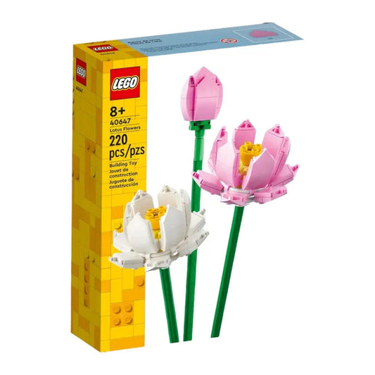 LEGO Lotus Flowers (40647)  Create Your Floral Masterpiece- Age 8+ - Jaiman Toys